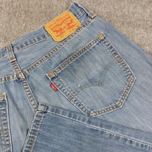 Levis 527 Jeans Mens 33x30(Fit 34x30) Blue Bootcut Mid Rise Denim